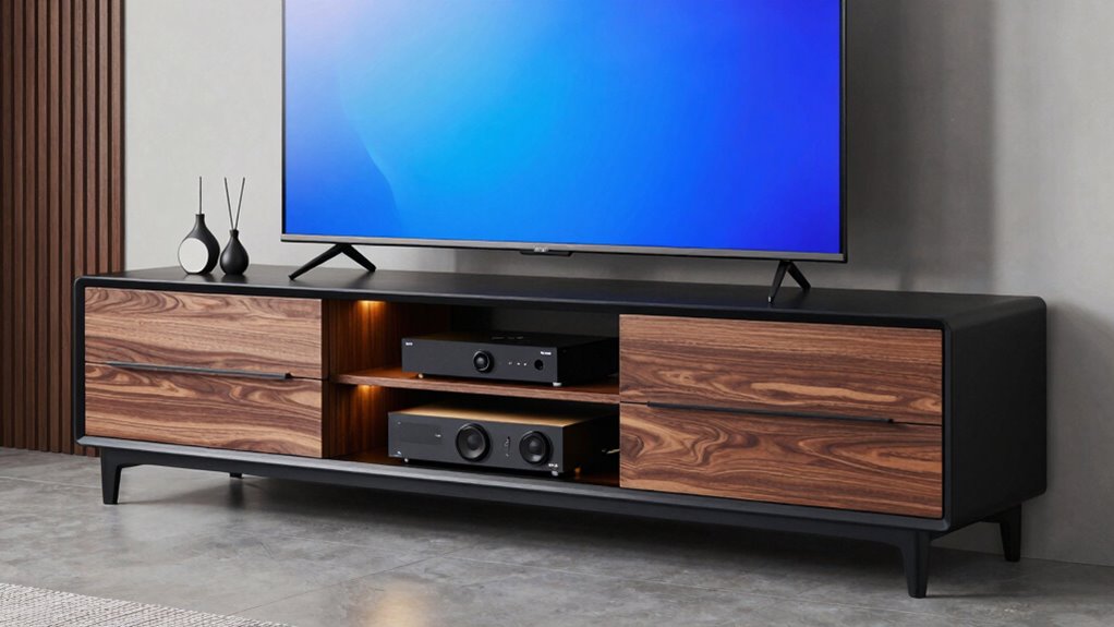 luxury media consoles 85 inch