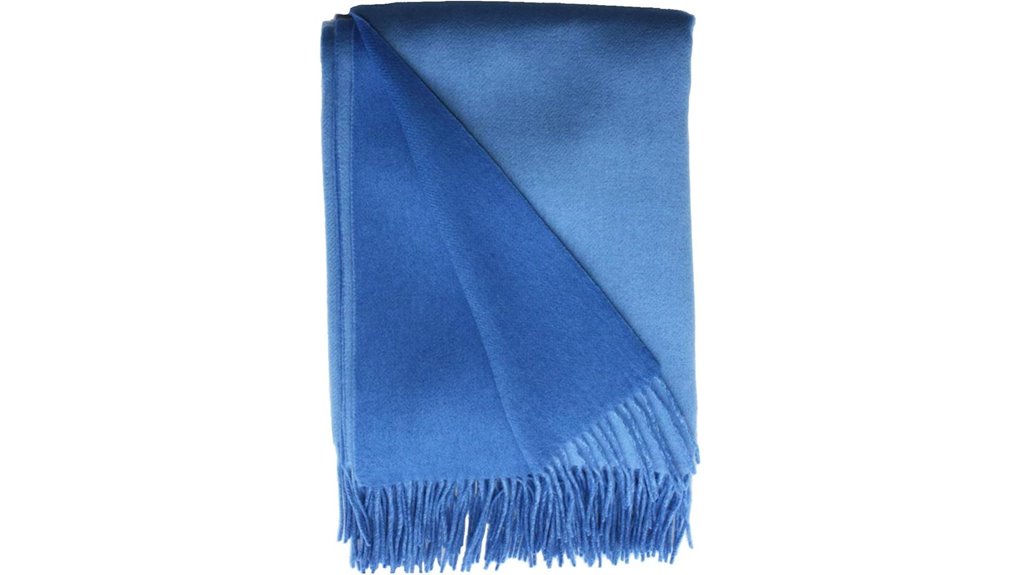 luxury merino cashmere blanket
