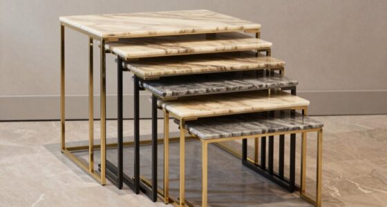 luxury nesting side tables