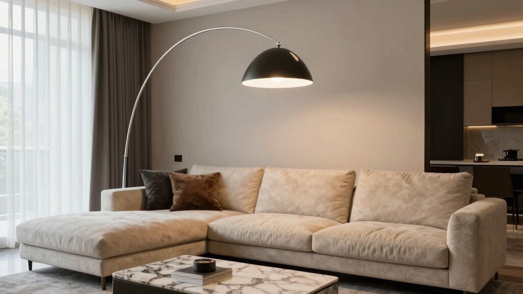 luxury sectional arc lamps