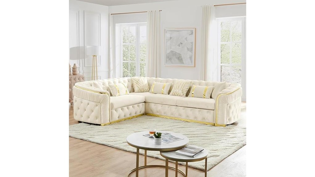 luxury velvet chesterfield sofa