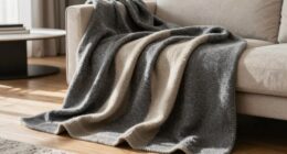 luxury wool cashmere throws