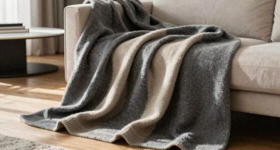 luxury wool cashmere throws