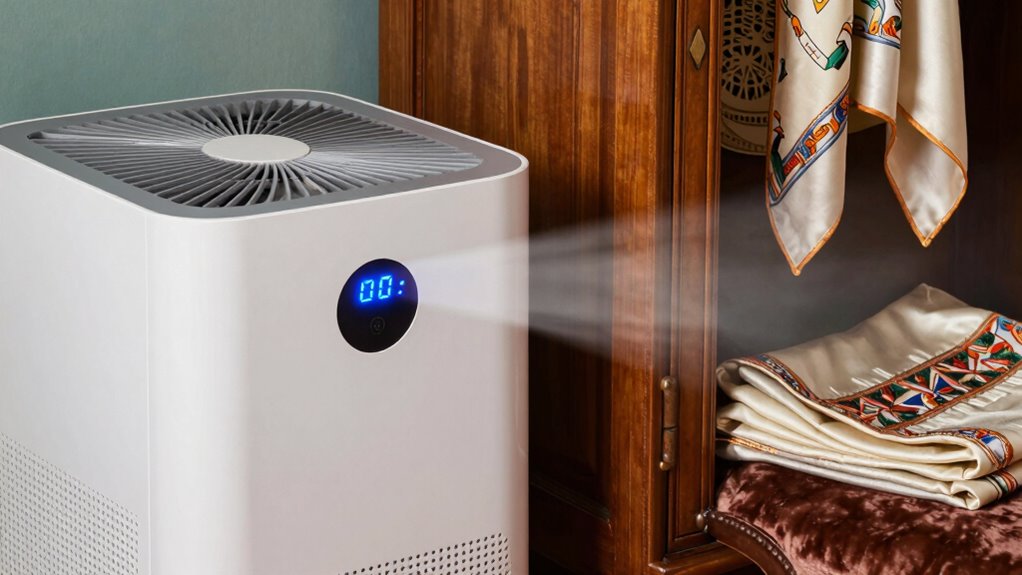 maintain textile humidity levels