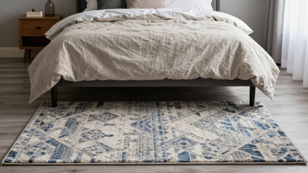 matching rug textures and patterns