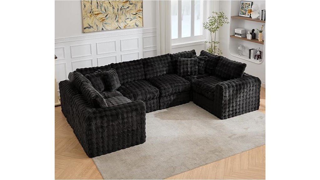 memory foam sectional sofa