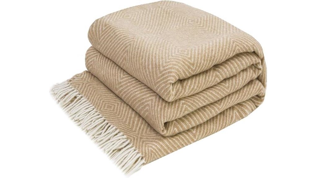 merino wool camping blanket