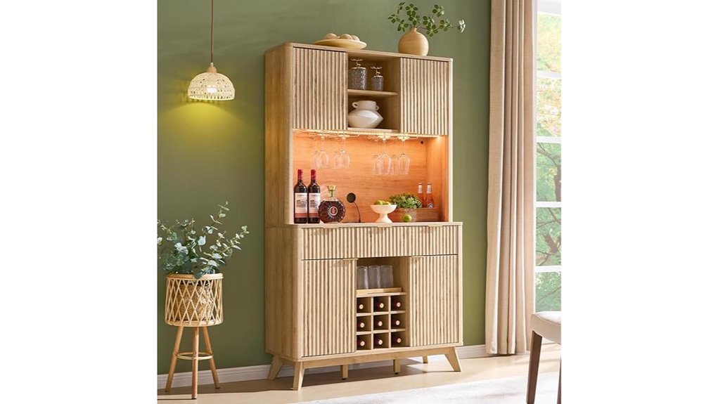 modern 72 inch wine cabinet