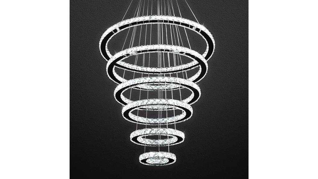 modern crystal chandelier