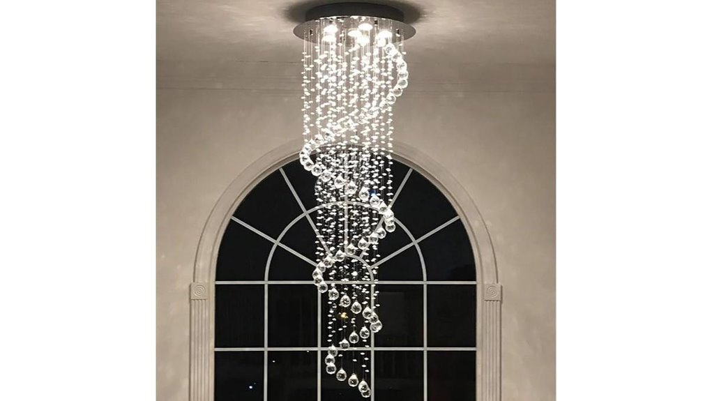 modern crystal chandelier