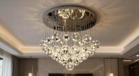 modern high ceiling chandeliers