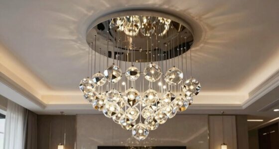 modern high ceiling chandeliers