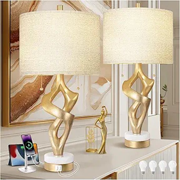 modern lamps with usb