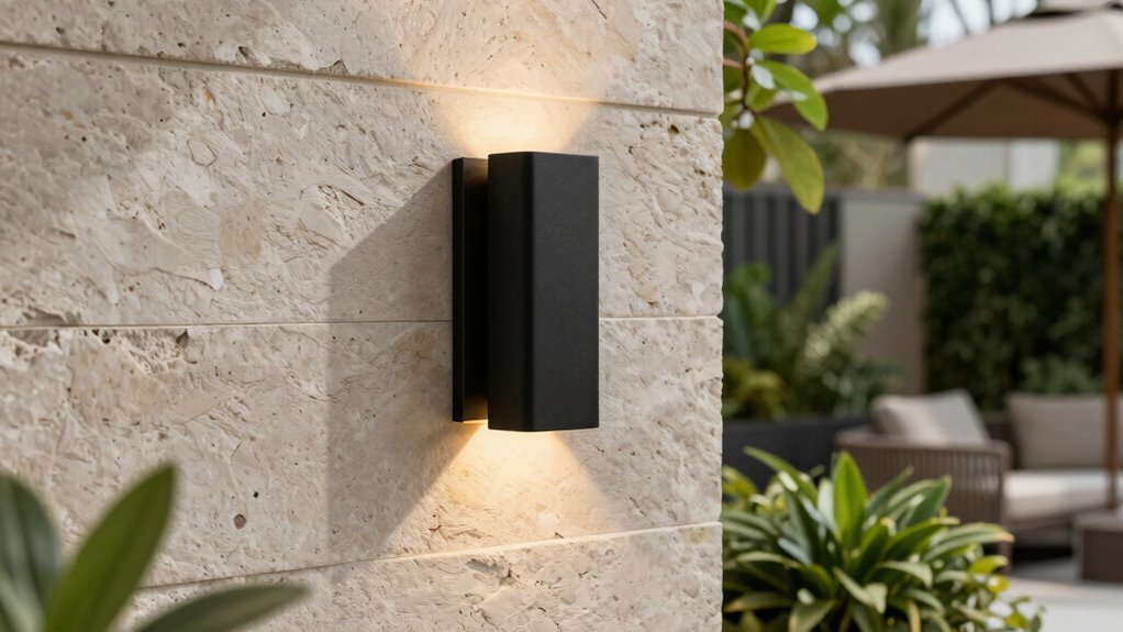 modern luxury outdoor sconces