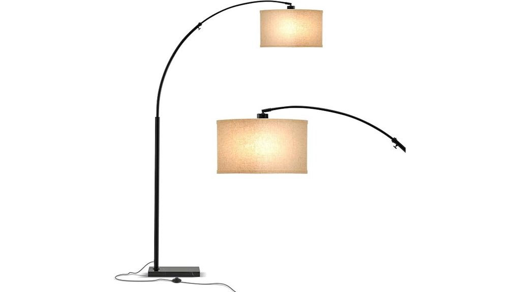 modern stylish floor lamp