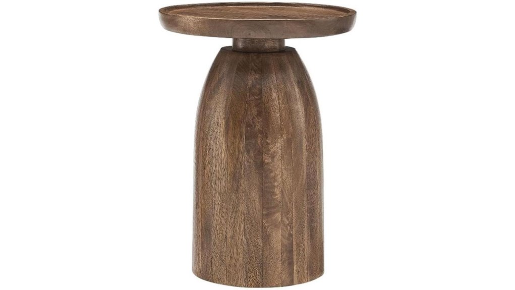 modway walnut mango table