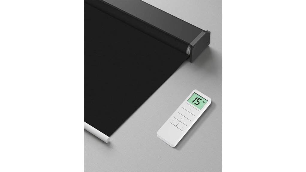 motorized blackout roller shade