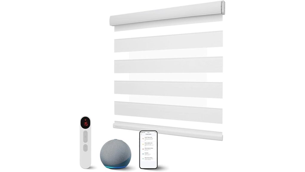 motorized blackout smart blinds