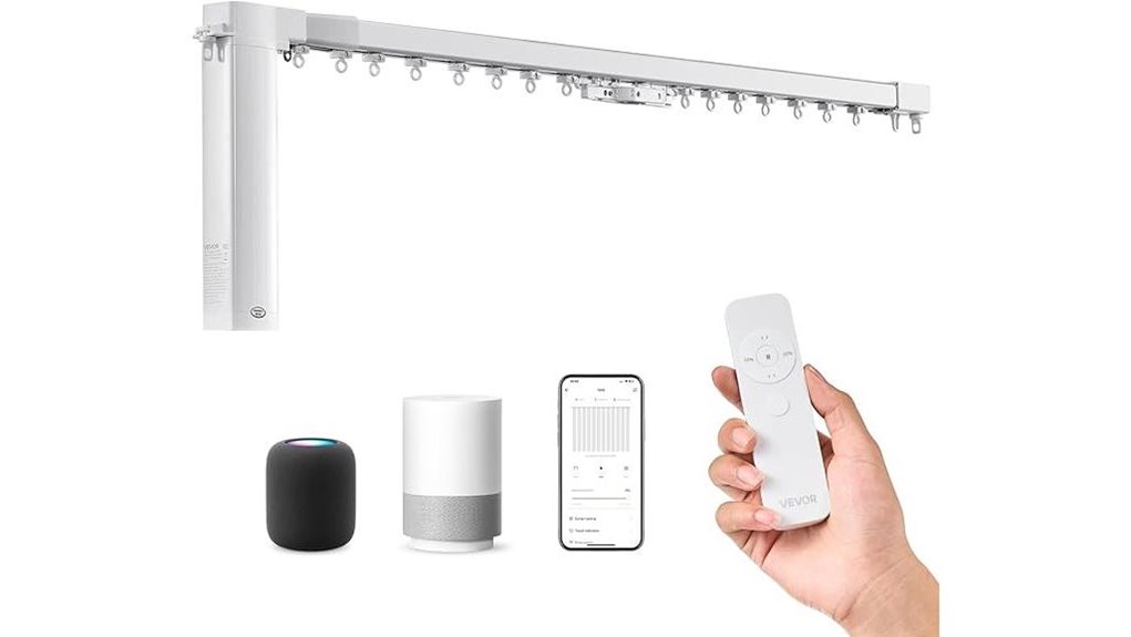 motorized curtain track remote