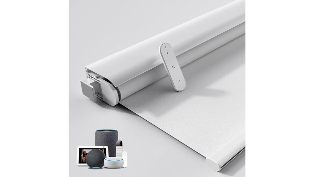 motorized no drill smart blinds