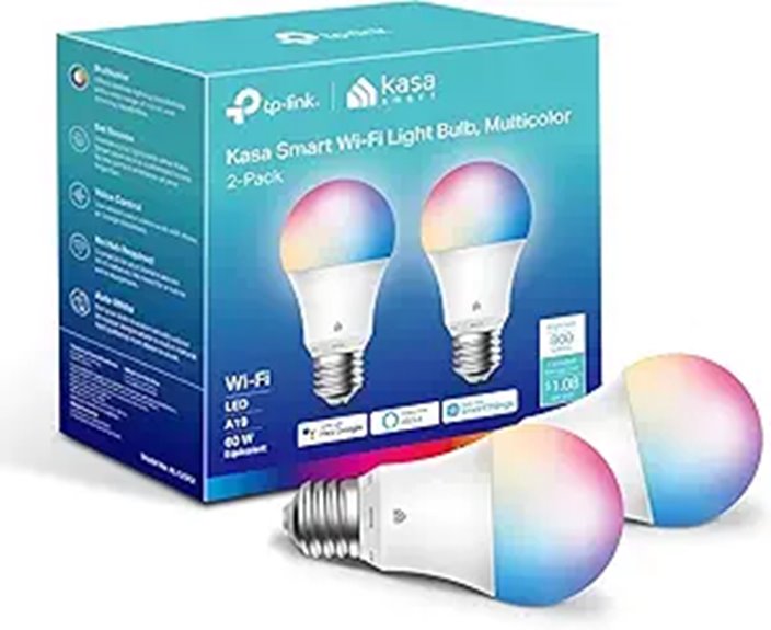multicolor wifi light bulbs