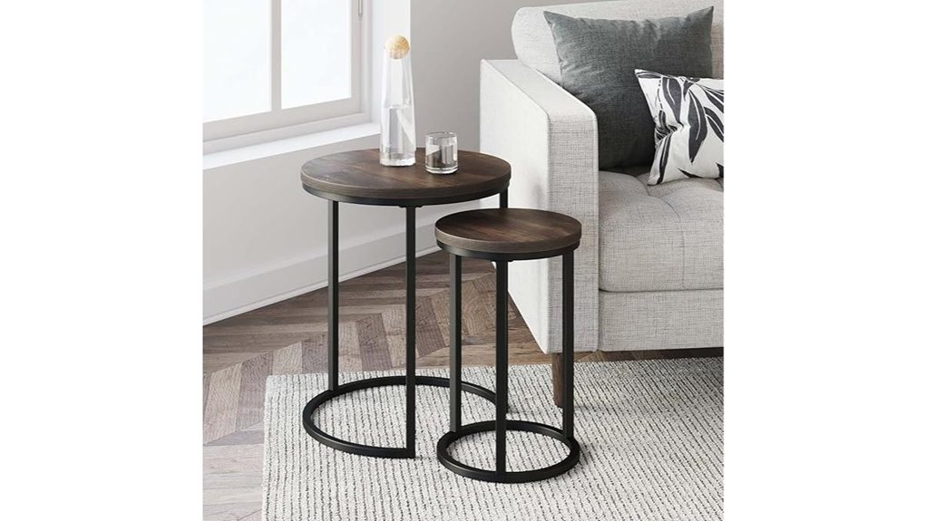nesting side tables set