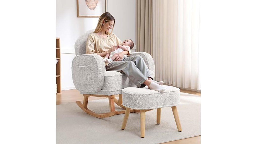nursery rocking chair set