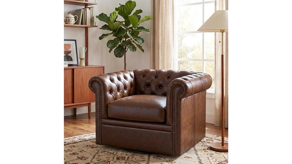 oakley faux leather chair