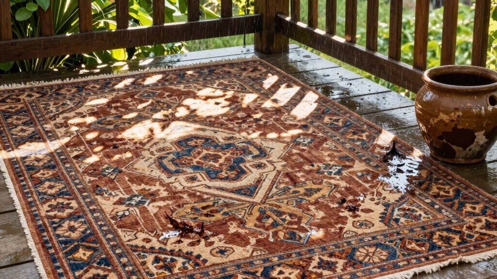 outdoor rug weather protection