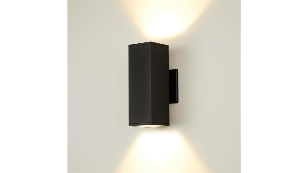 outdoor up down sconce