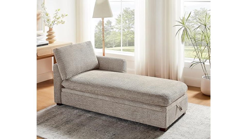 oversized lounge with cushions