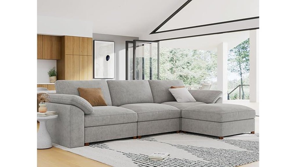 oversized modular sofa