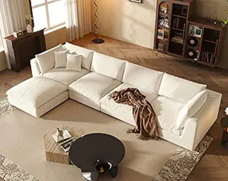 oversized modular sofa