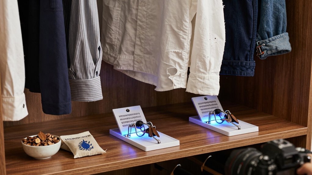 place traps strategically regularly