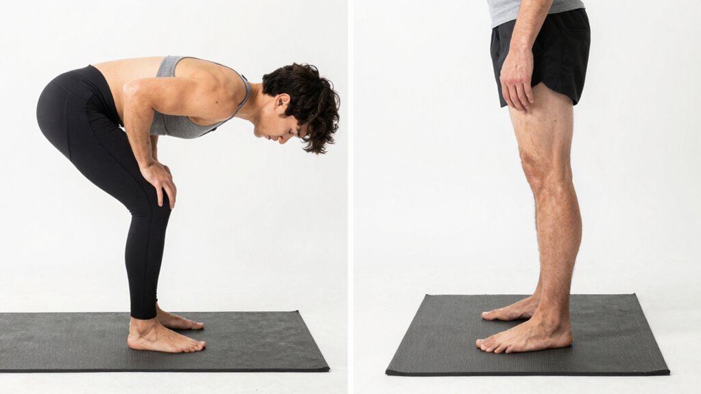 prevent back strain from standing