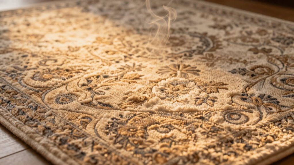 proper rug placement maintenance