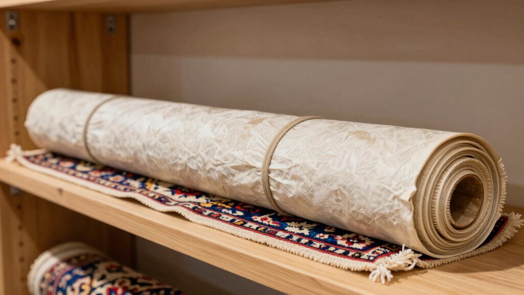 proper rug storage preservation