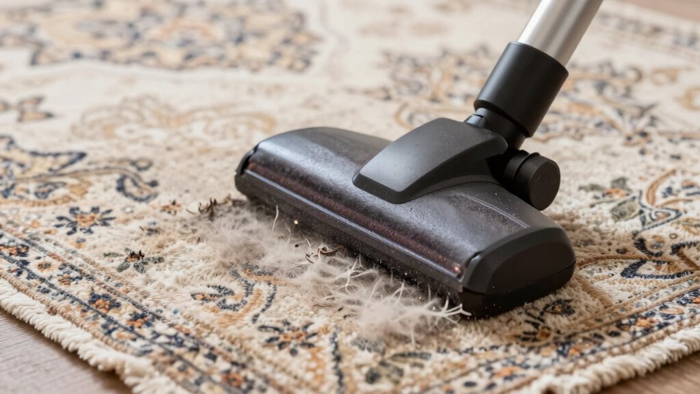 proper rug vacuuming frequency