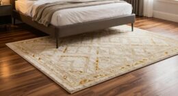 queen bed rug options
