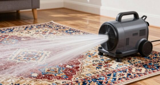 quick rug drying techniques