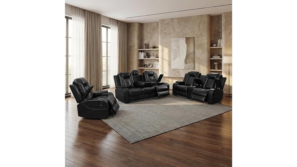 recliner with led lights