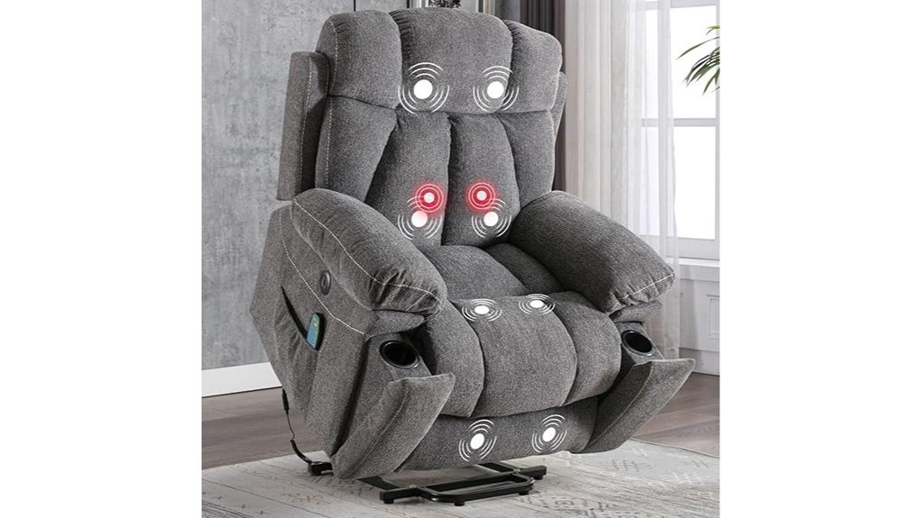 recliner with massage