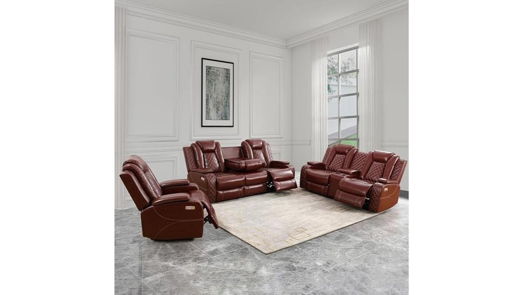 recliner with usb storage