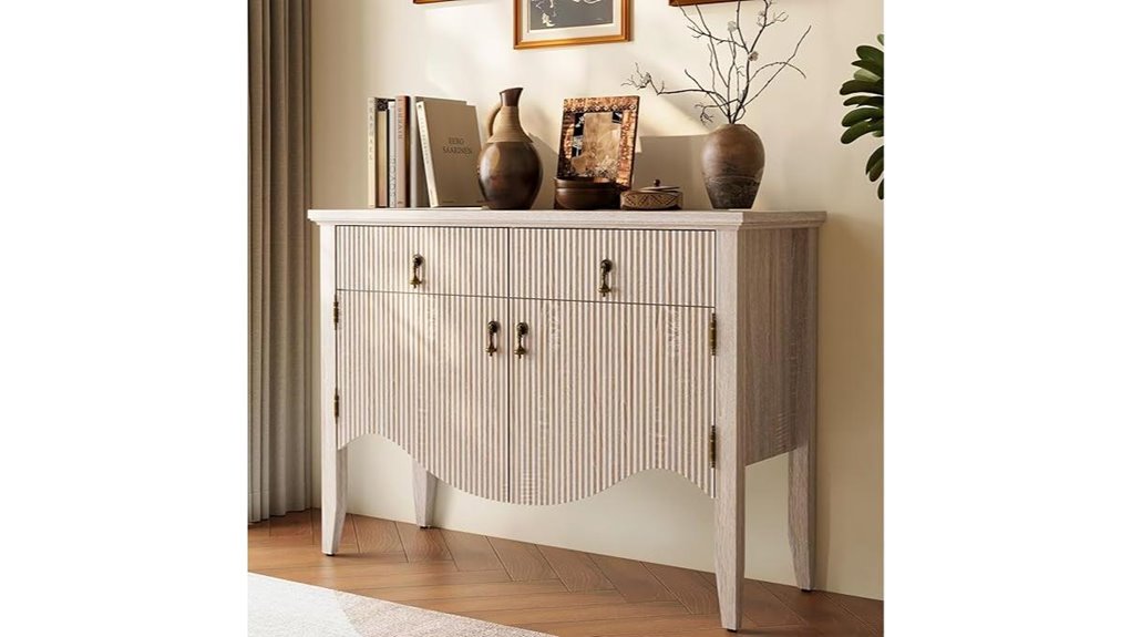 retro storage buffet cabinet