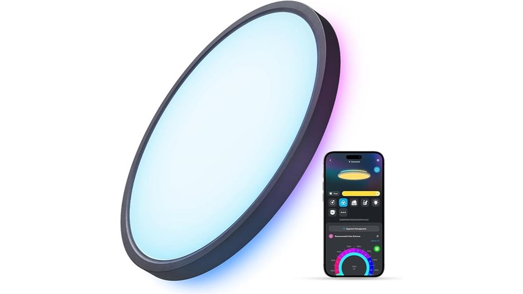 rgbic ceiling light with alexa