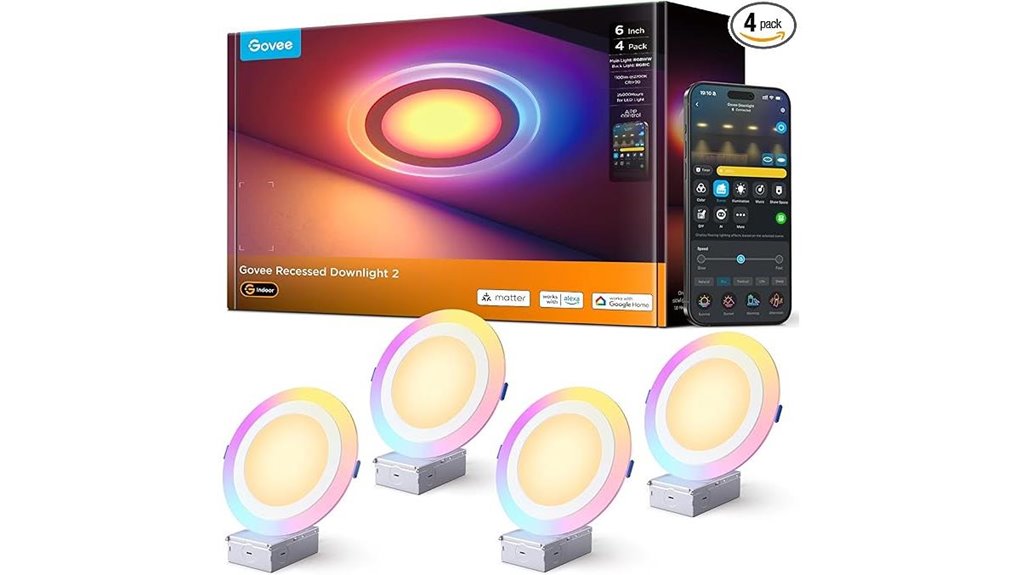 rgbic recessed lights