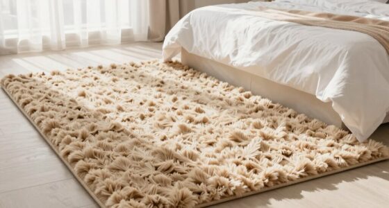 rug enhances sleep comfort