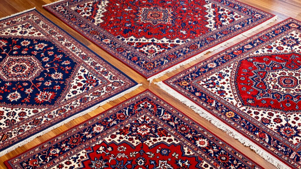 rug motifs knots dyes