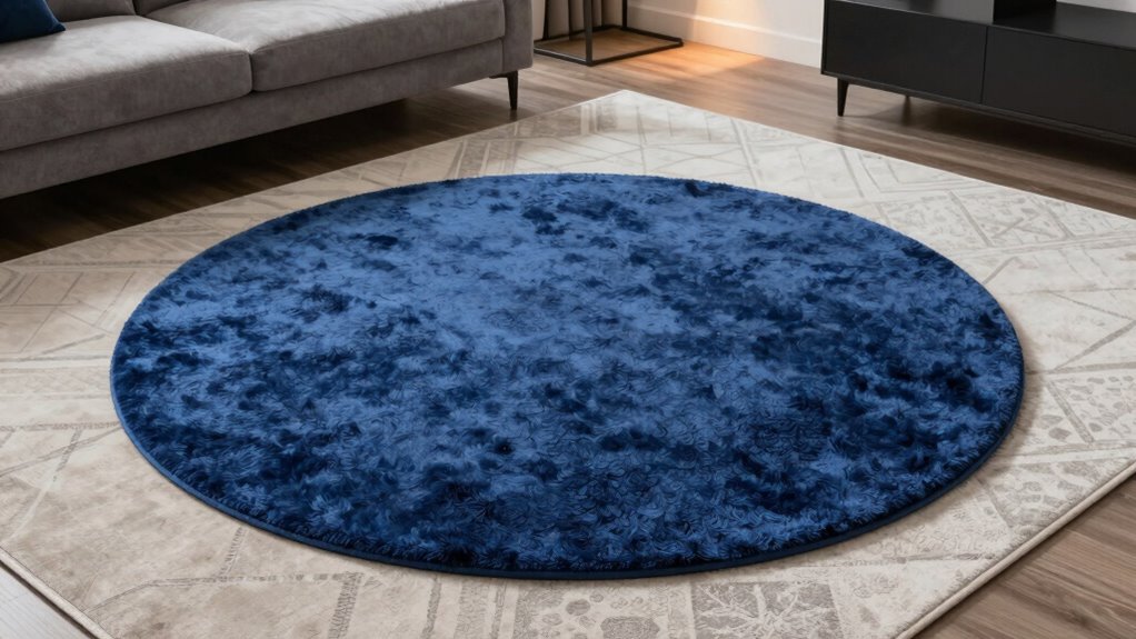 rug shape influences room flow