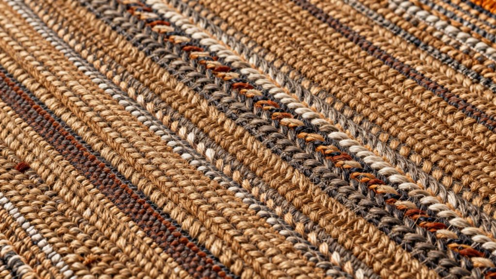 rug structure warp weft